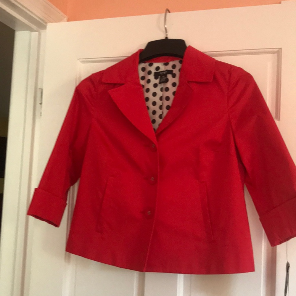 Red New with tags Alfani Jacket, in size 4p.